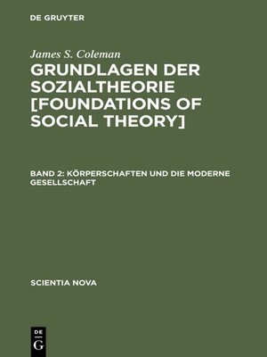 cover image of Körperschaften und die moderne Gesellschaft